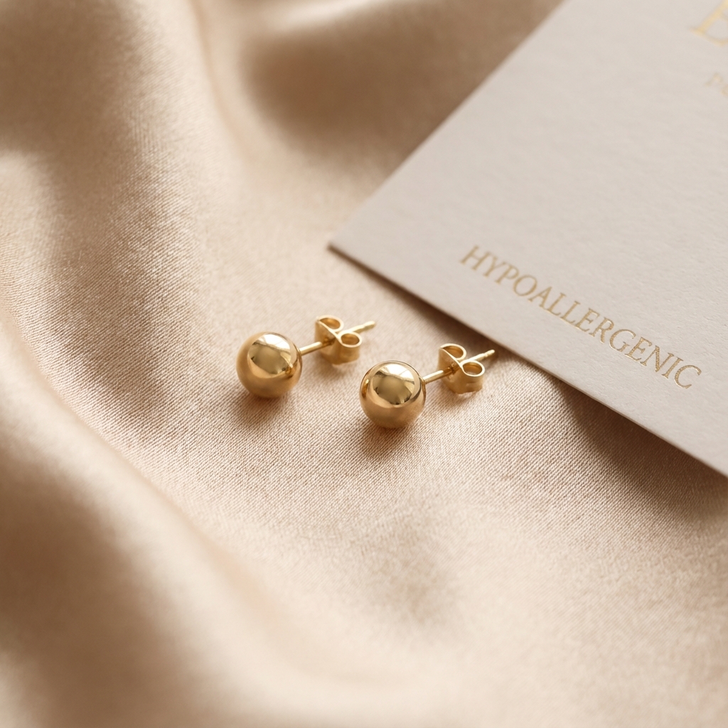 Boucles d'oreilles hypoallergéniques