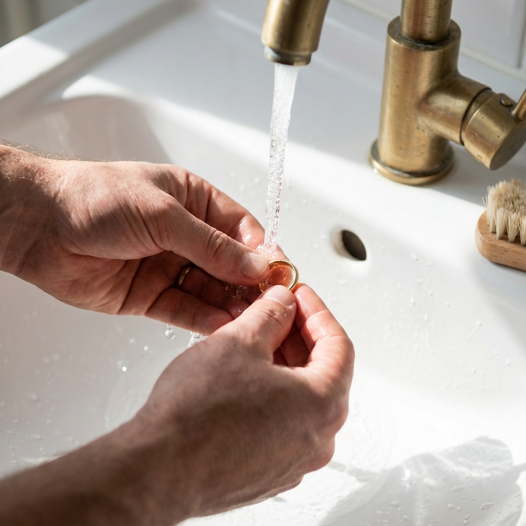 Nettoyage doux de bijoux