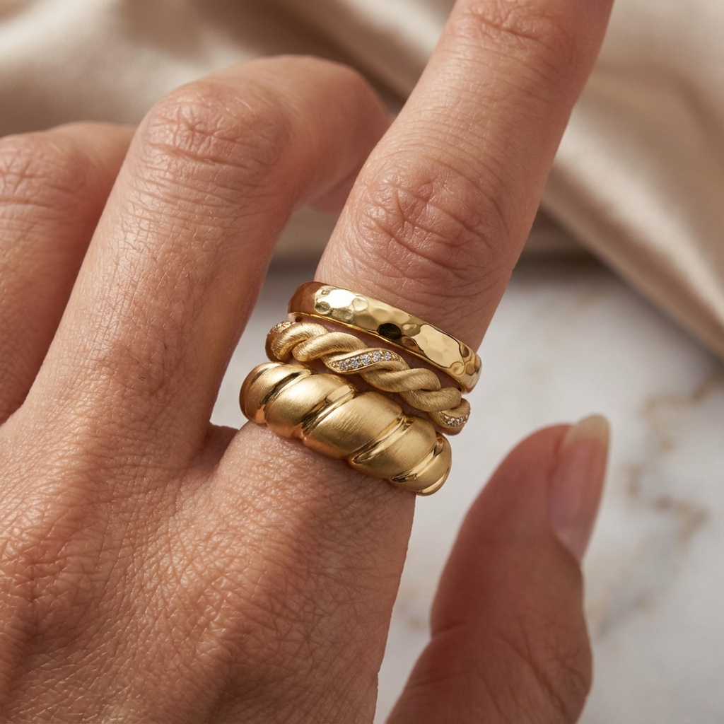 Stacking de bagues réussi